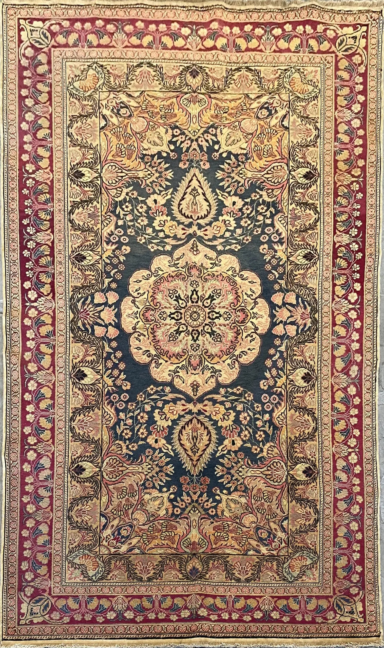 Hand-Knotted Traditional Style Wool Rug 5' X 8'4" Pan10451